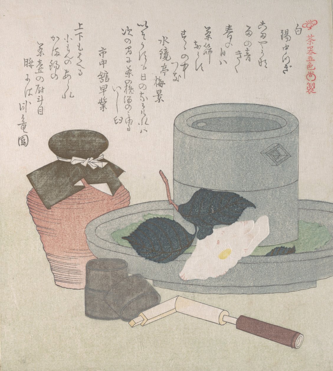 白色，19世纪。 作者 久保顺曼
