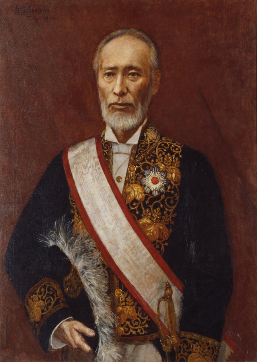 Terajima Munenori的肖像 作者 黑田清树