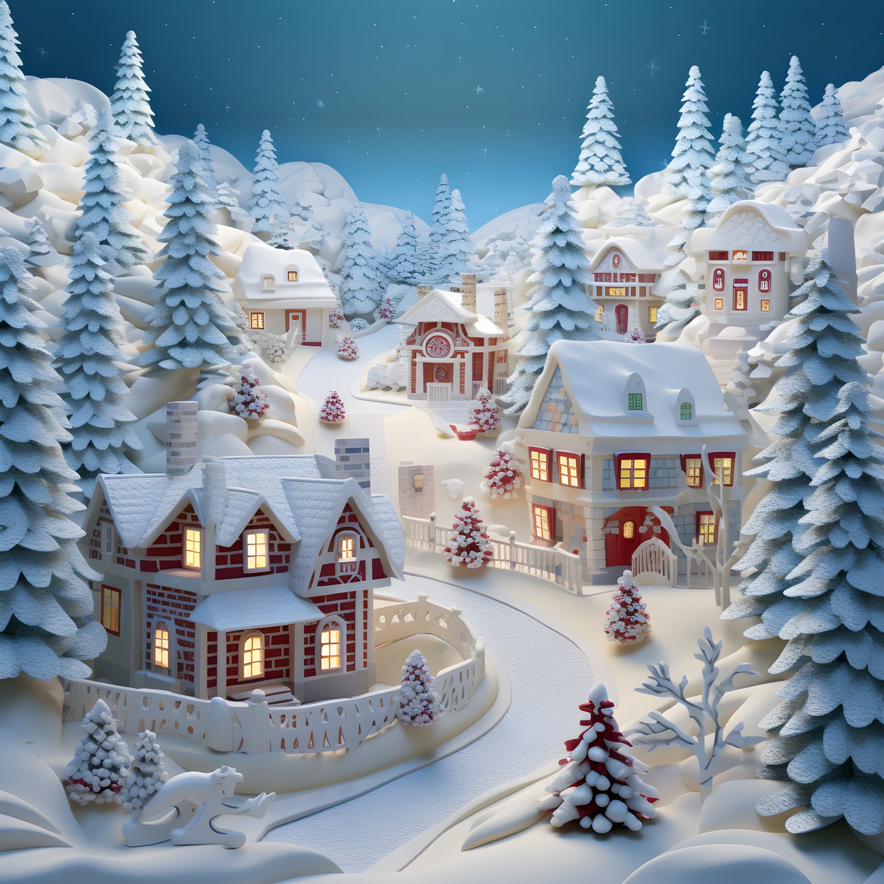 3d 圣诞雪景 2 作者 库尔特赫普克