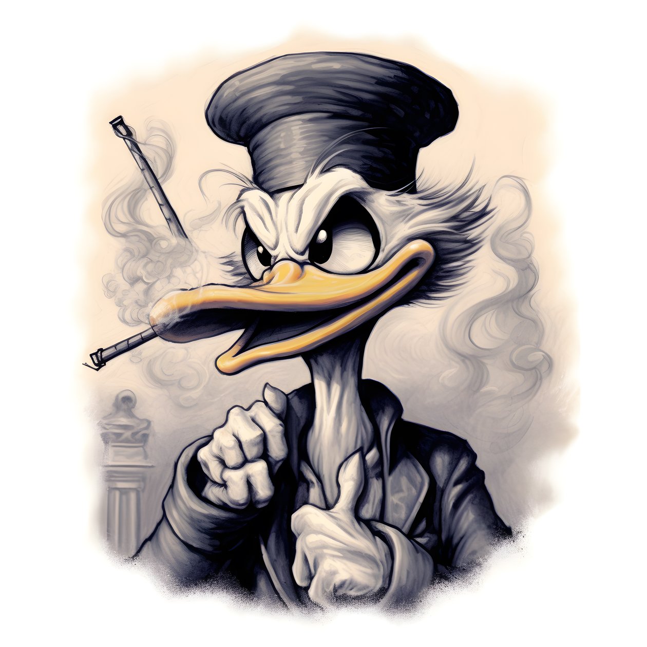麦克达克（Scrooge McDuck），抽着大号大麻烟 3 作者 库尔特赫普克