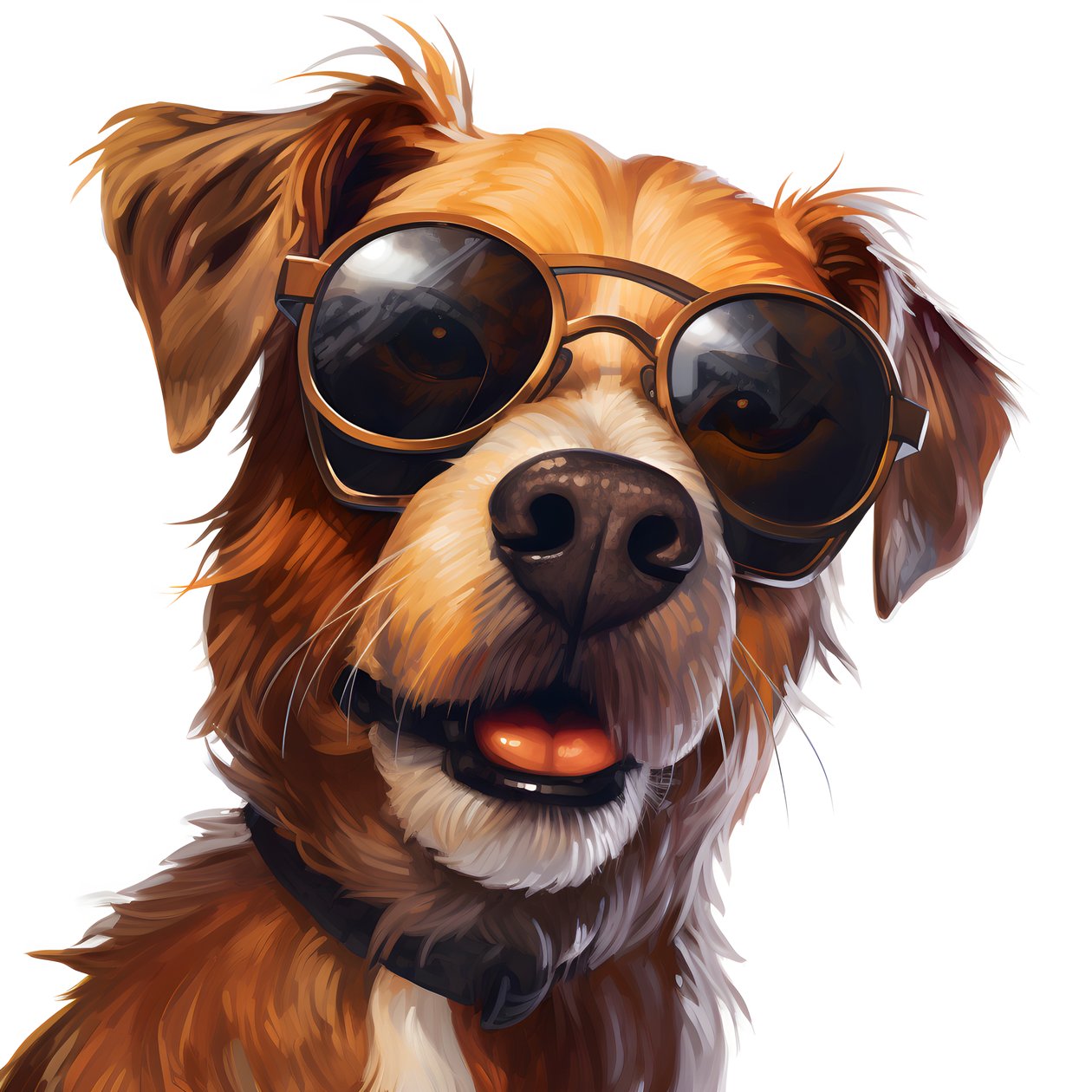 Hund, Cartoon, Sonnenbrille 3 作者 库尔特赫普克