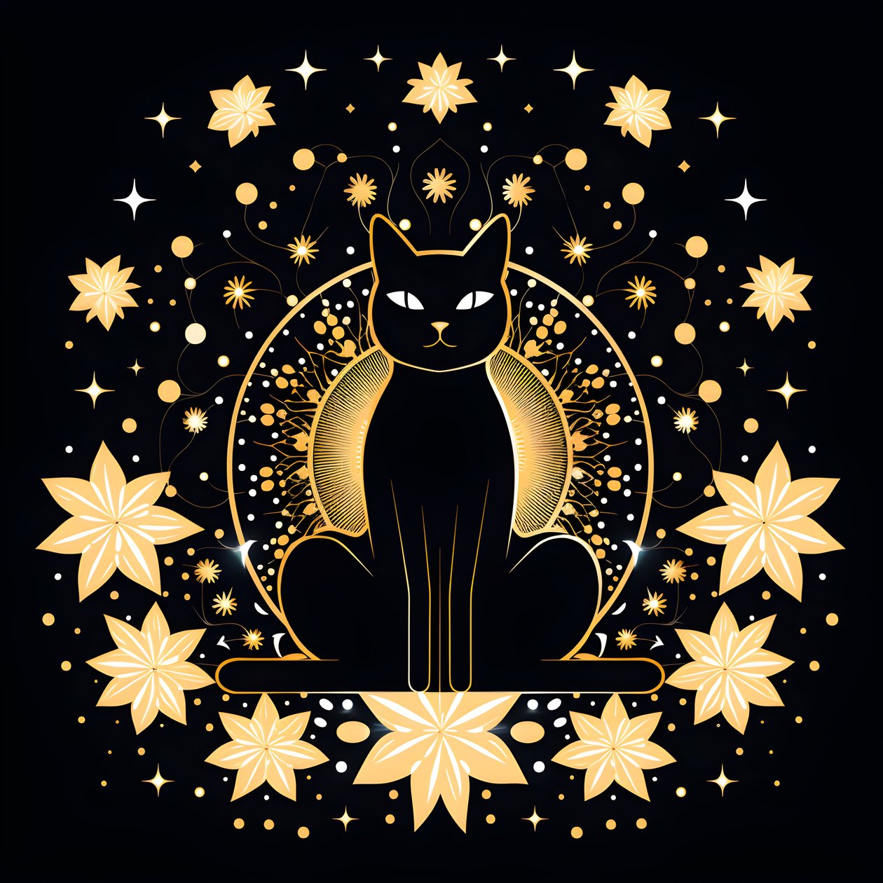 坐莲花冥想的猫2 作者 库尔特赫普克
