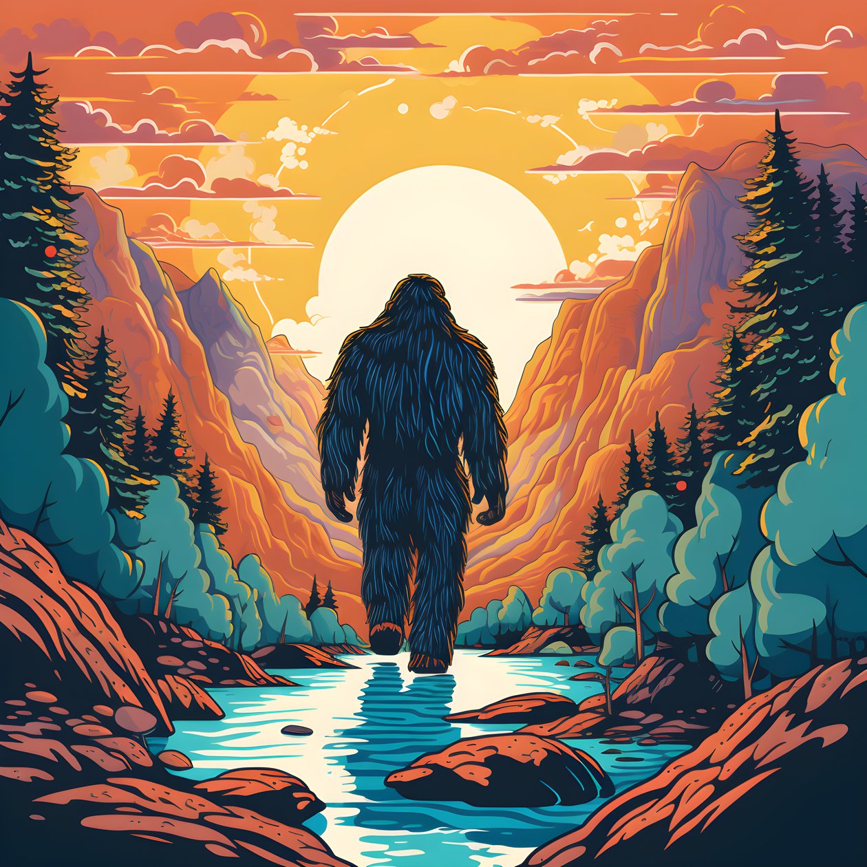 Skurrile Big Foot 1 作者 库尔特赫普克
