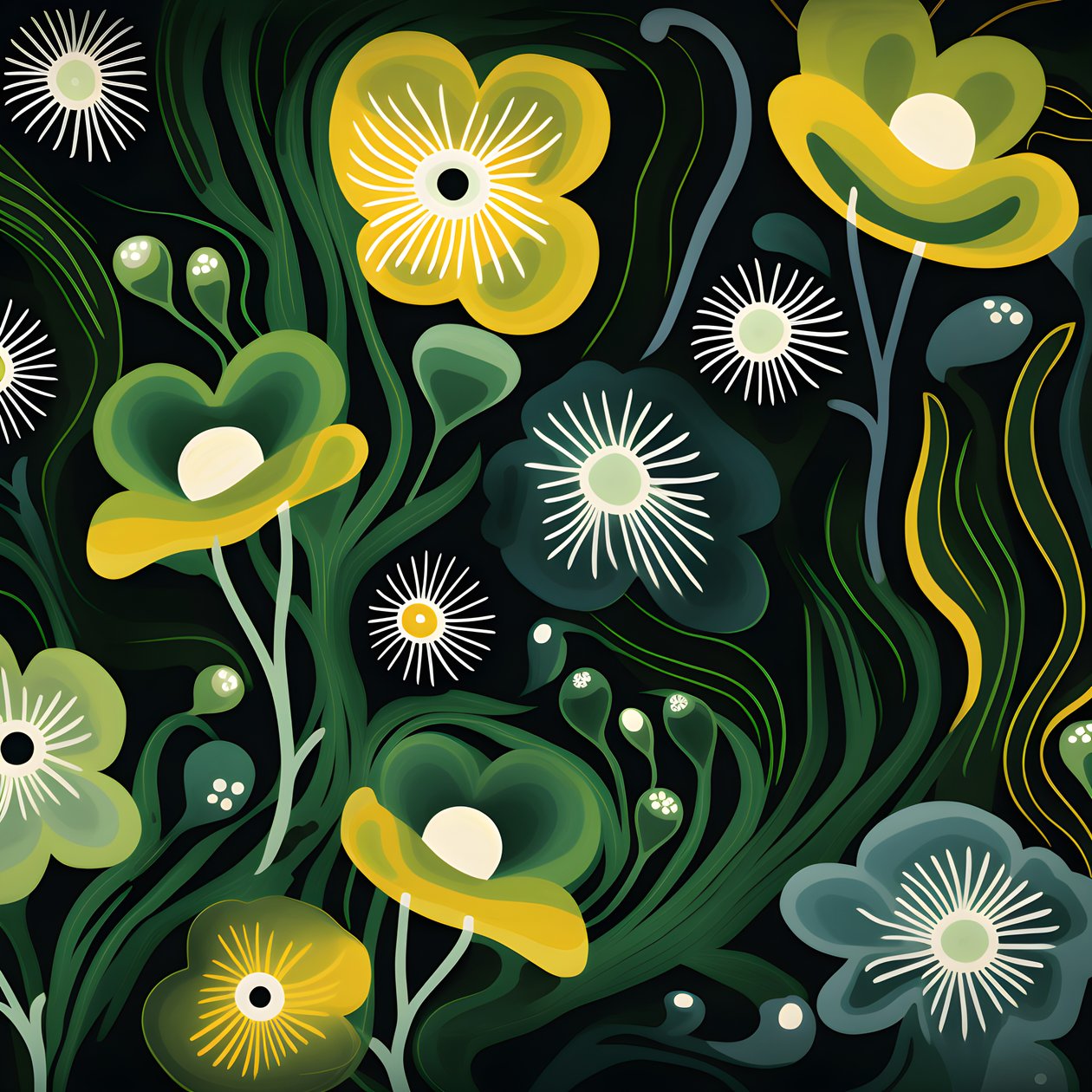 当代抽象造型 Marimekko 1 作者 库尔特赫普克