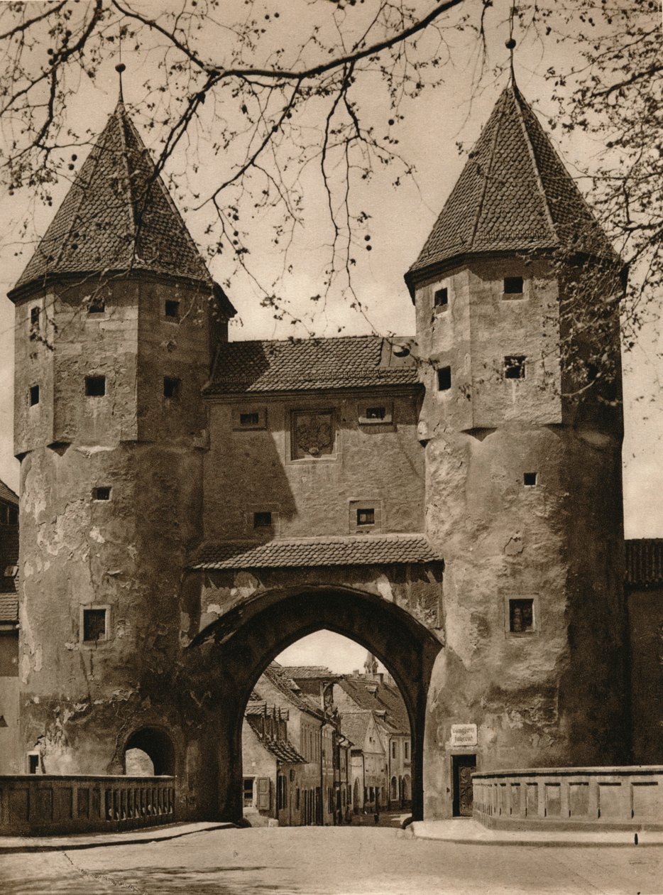 安伯格。纳堡汉堡（Nabburger Tor），1931年 作者 库尔特·希尔斯彻