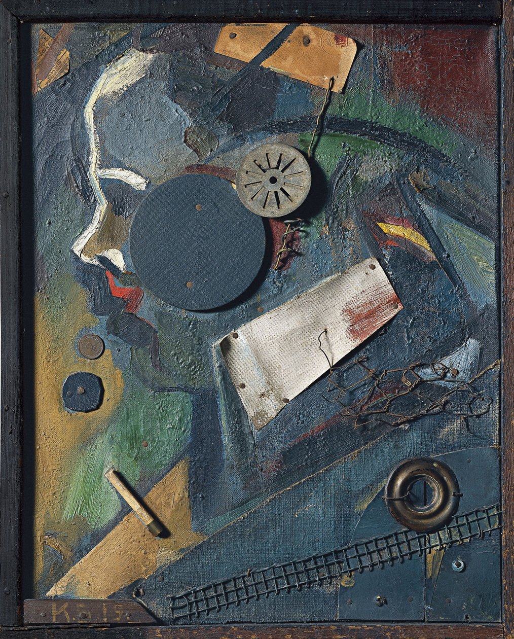 Merzbild 1A精神科医生，1919年 作者 库尔特·史威特