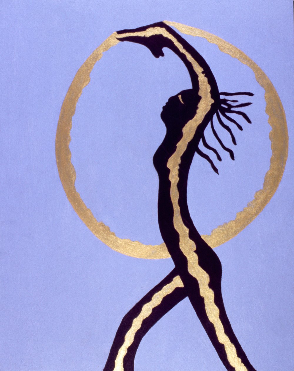 运动中》，2005 年（丙烯酸画布） 作者 柯蒂斯·L·米勒
