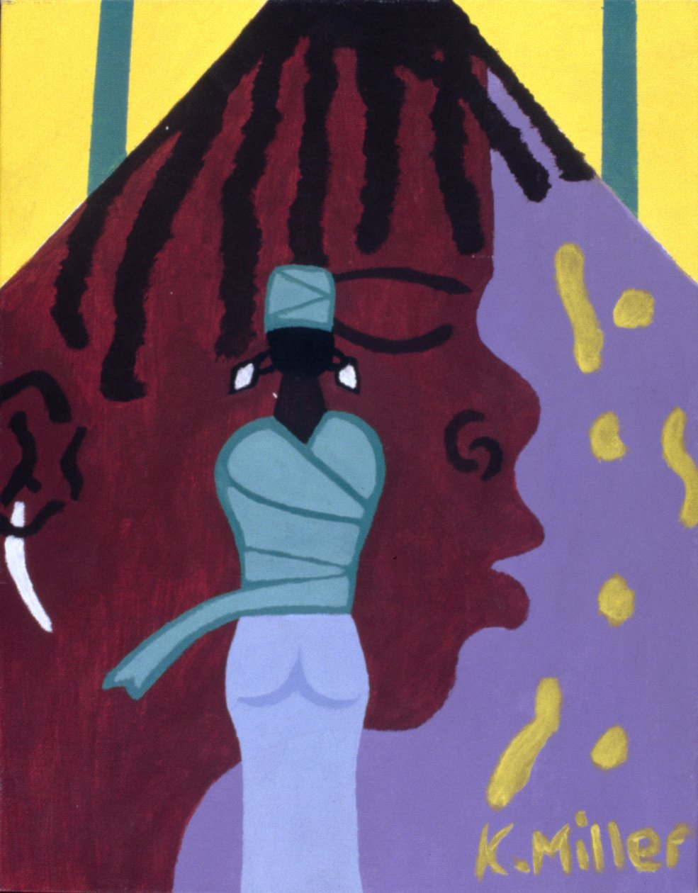 精神束缚，2005 年（丙烯酸画布） 作者 柯蒂斯·L·米勒