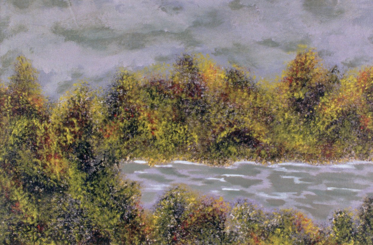宁静的风暴》，2004 年（丙烯酸纸张） 作者 柯蒂斯·L·米勒