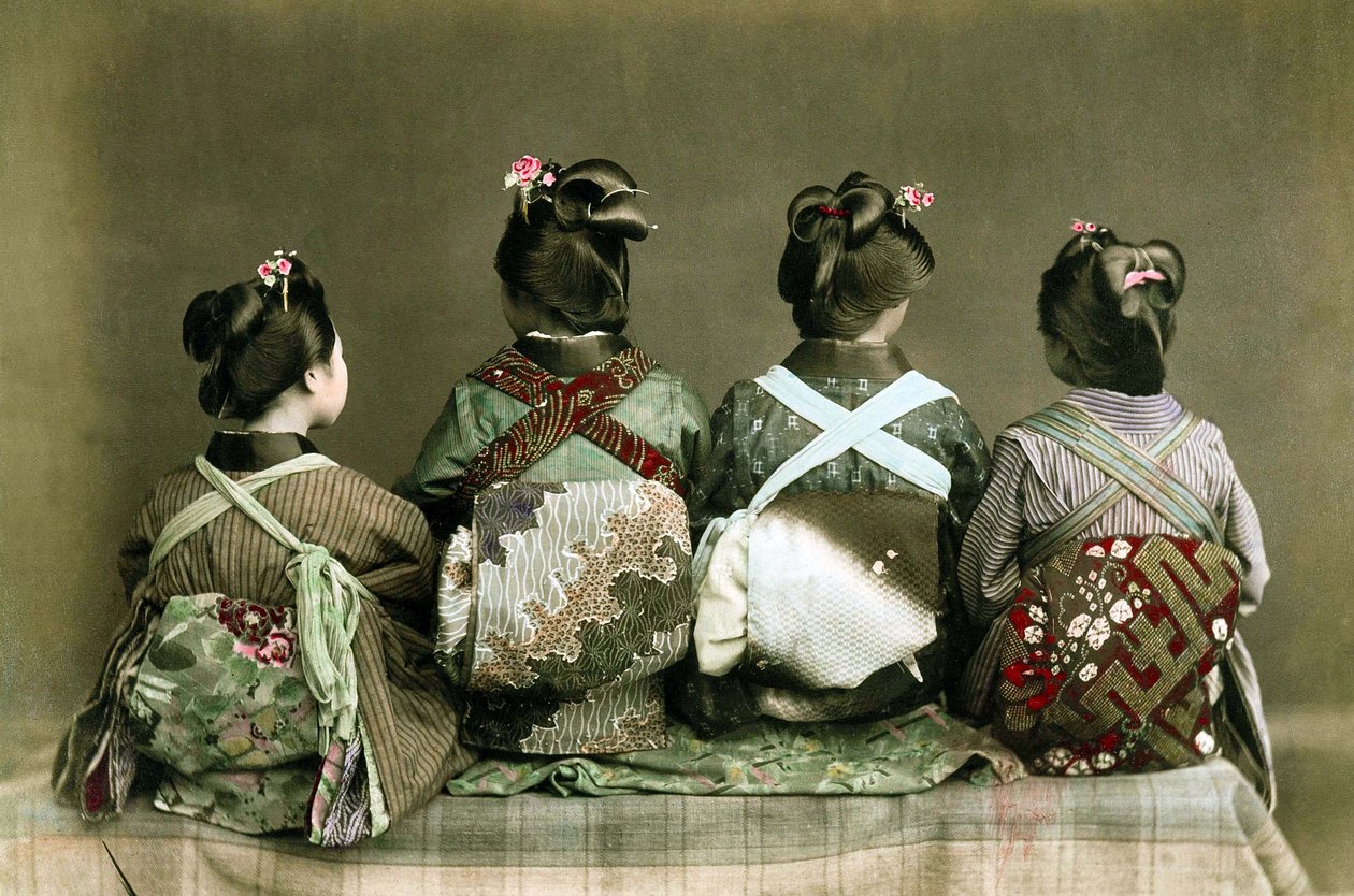 女舞者，1890年 作者 日下金兵卫