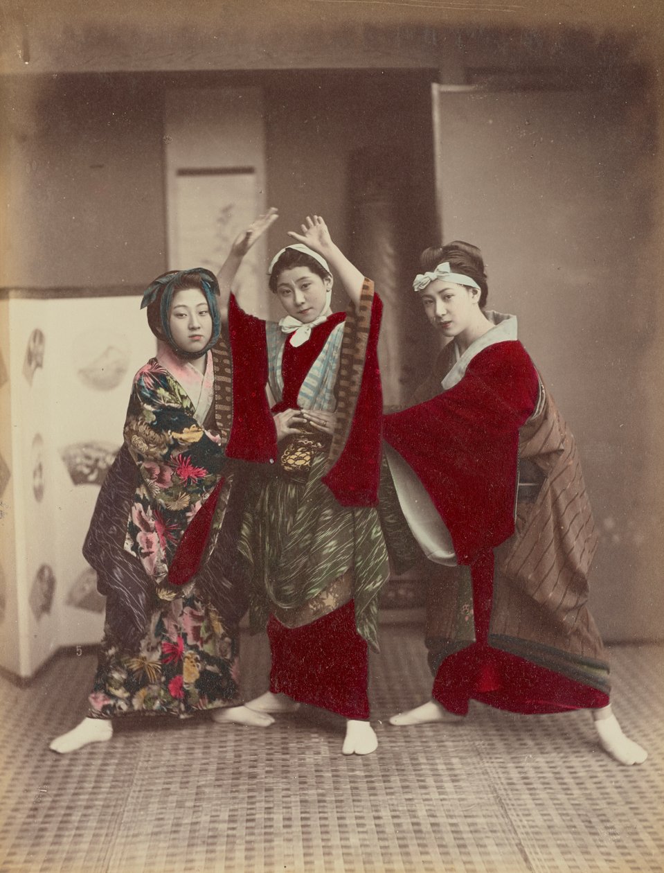 舞会，1880年 作者 日下金兵卫