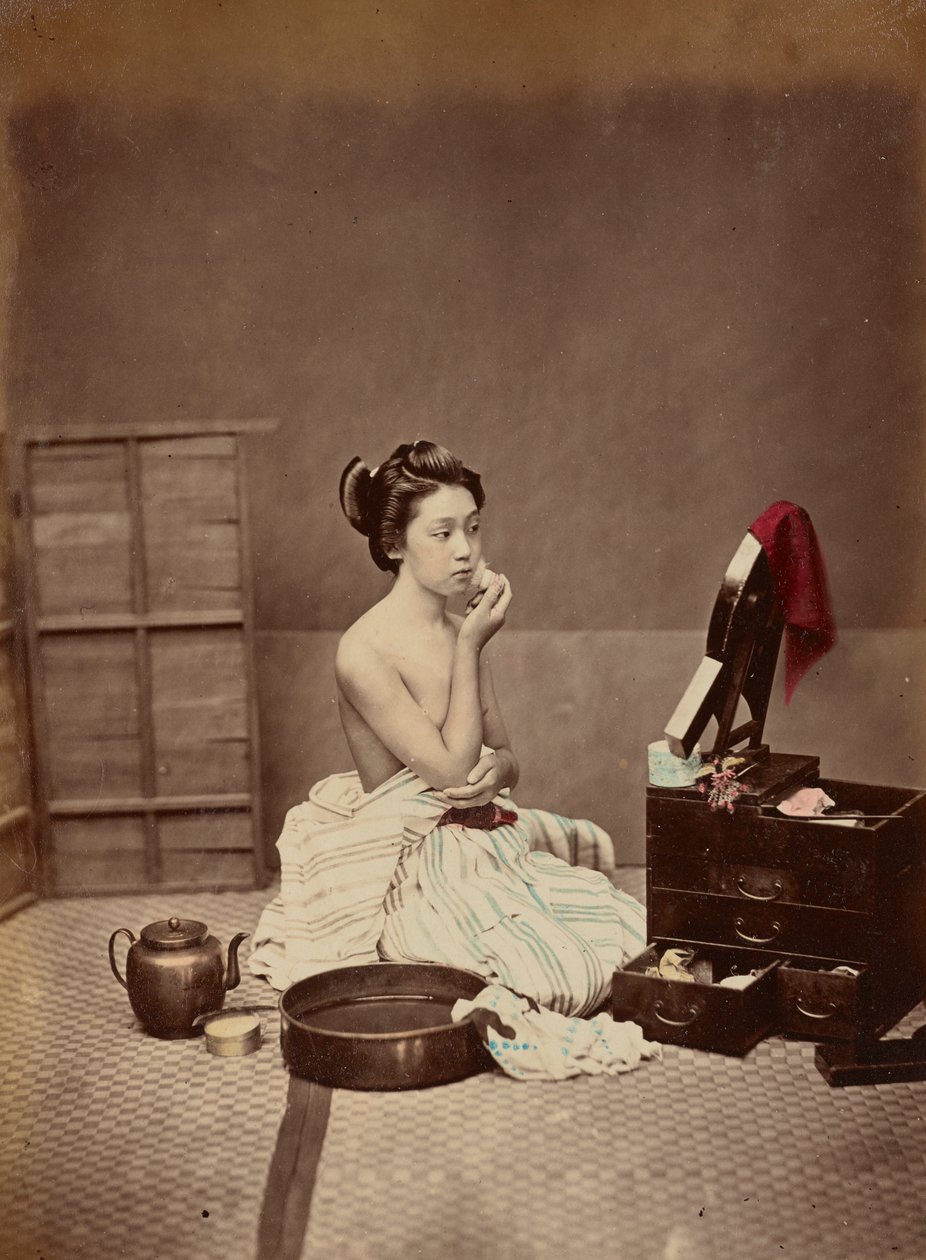 日本厕所，1880年 作者 日下金兵卫
