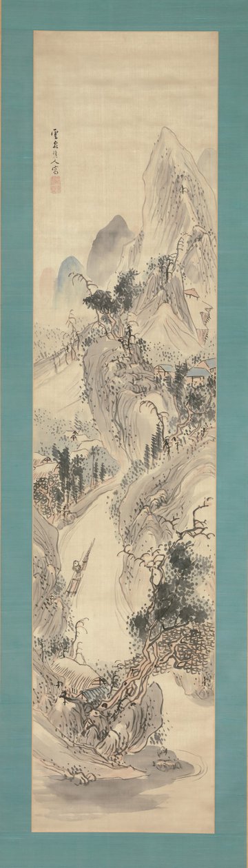 景观，18-19世纪。 作者 钏路云仙