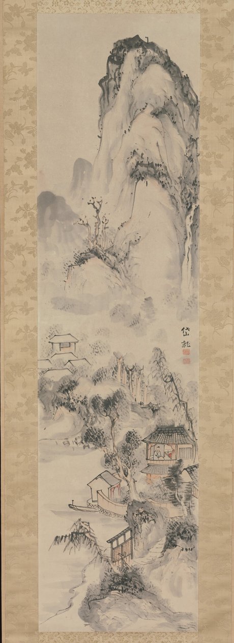 景观，18世纪。 作者 钏路云仙