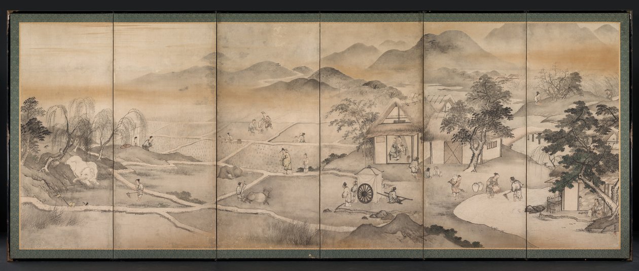 尧帝拜见虞舜 作者 久住Mo