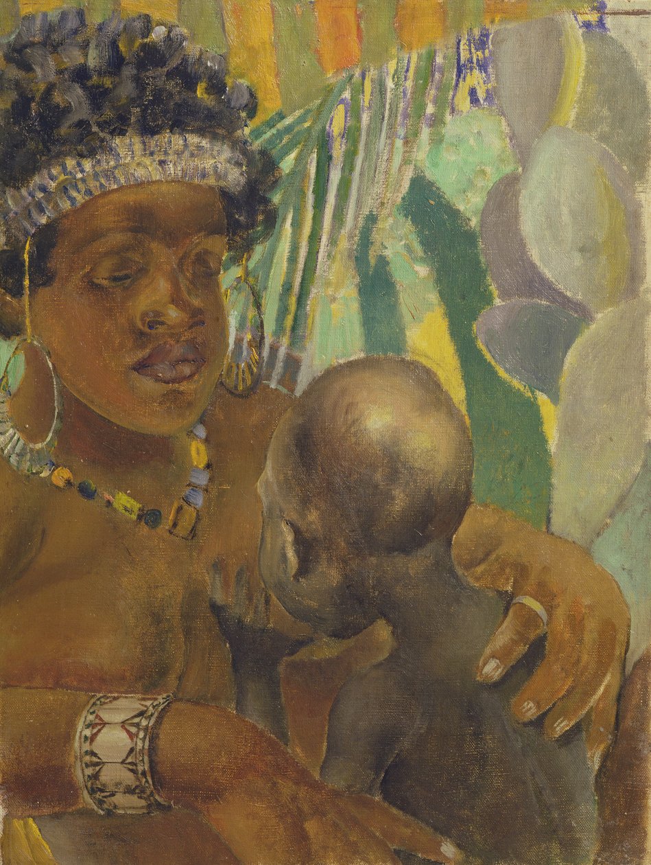 Negress，1907 作者 库兹马·谢尔盖维奇·彼得罗夫·伏特金