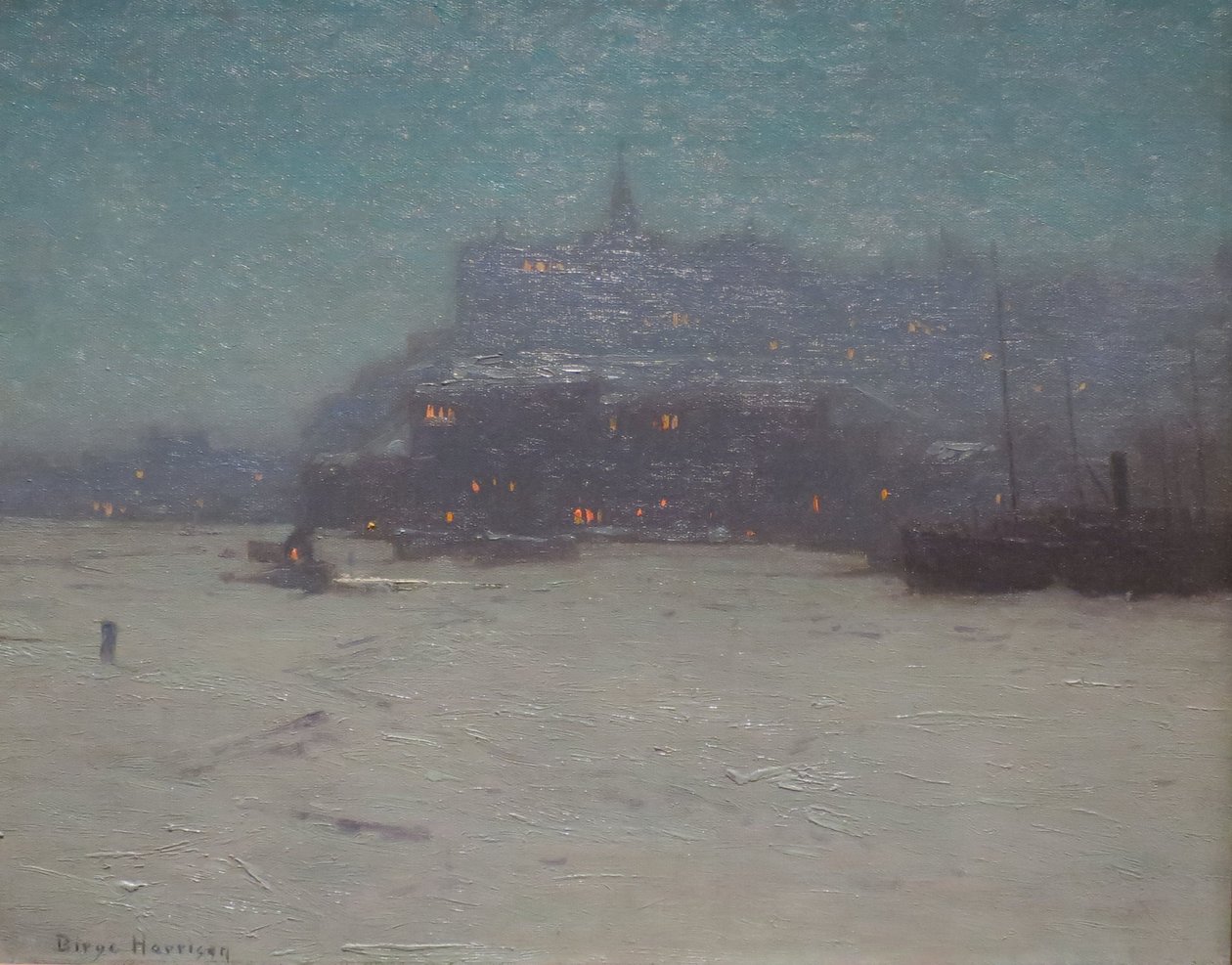 魁北克从港口，c。 1910年，High Museum.JPG 作者 洛厄尔·伯奇·哈里森
