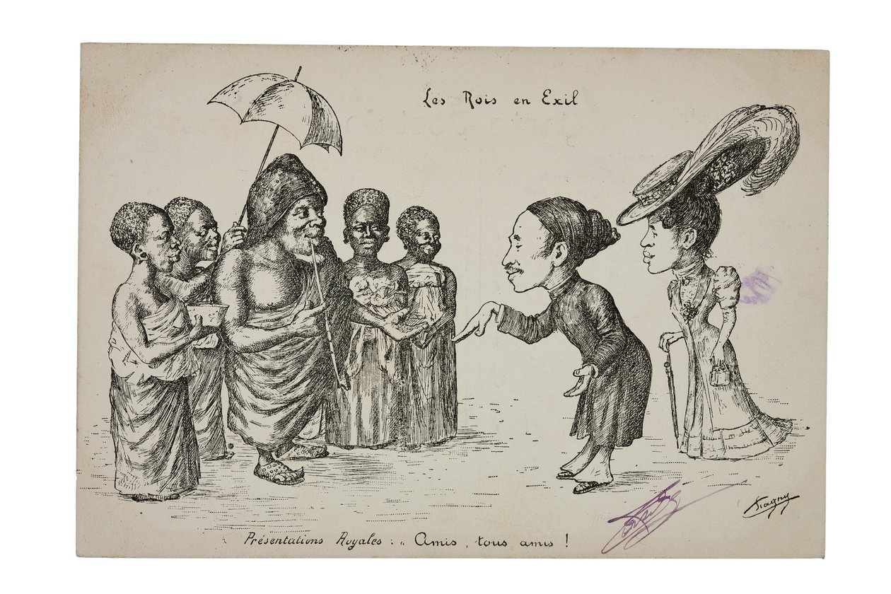流亡之王。皇家演讲：朋友，所有朋友！，c.1906 作者 查尼