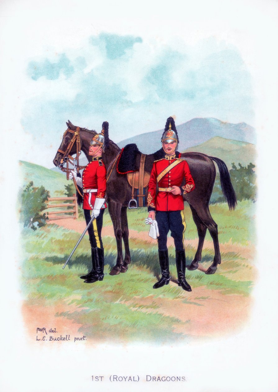 1st Royal Dragoons，约建于1915年。 作者 勒·巴克尔
