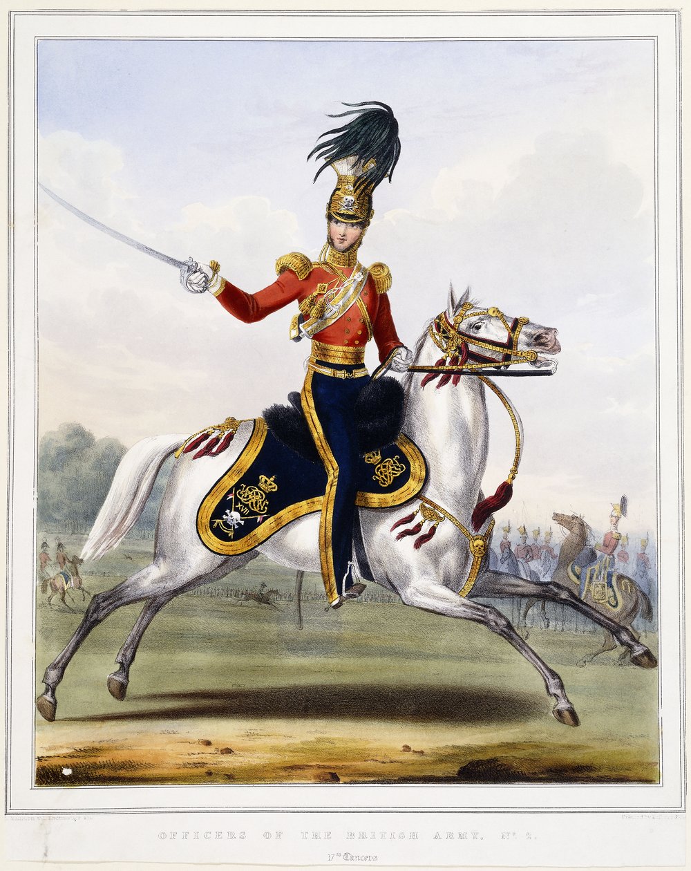 骑兵骑兵第十七枪骑兵（1833-1836） 作者 L. and Eschauzier大厦