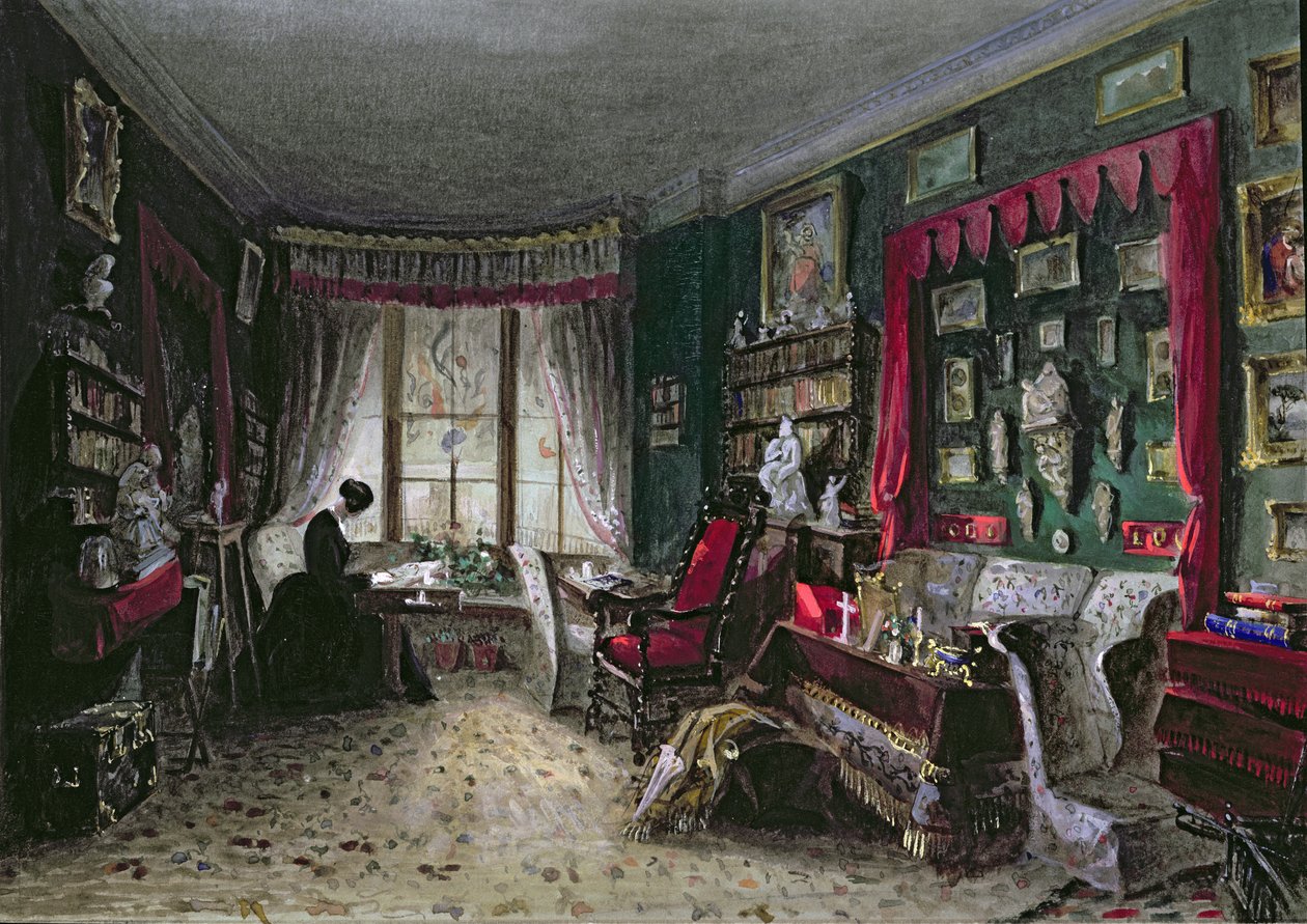我们在伦敦的客厅，1849年 作者 Honoria Cadogan夫人