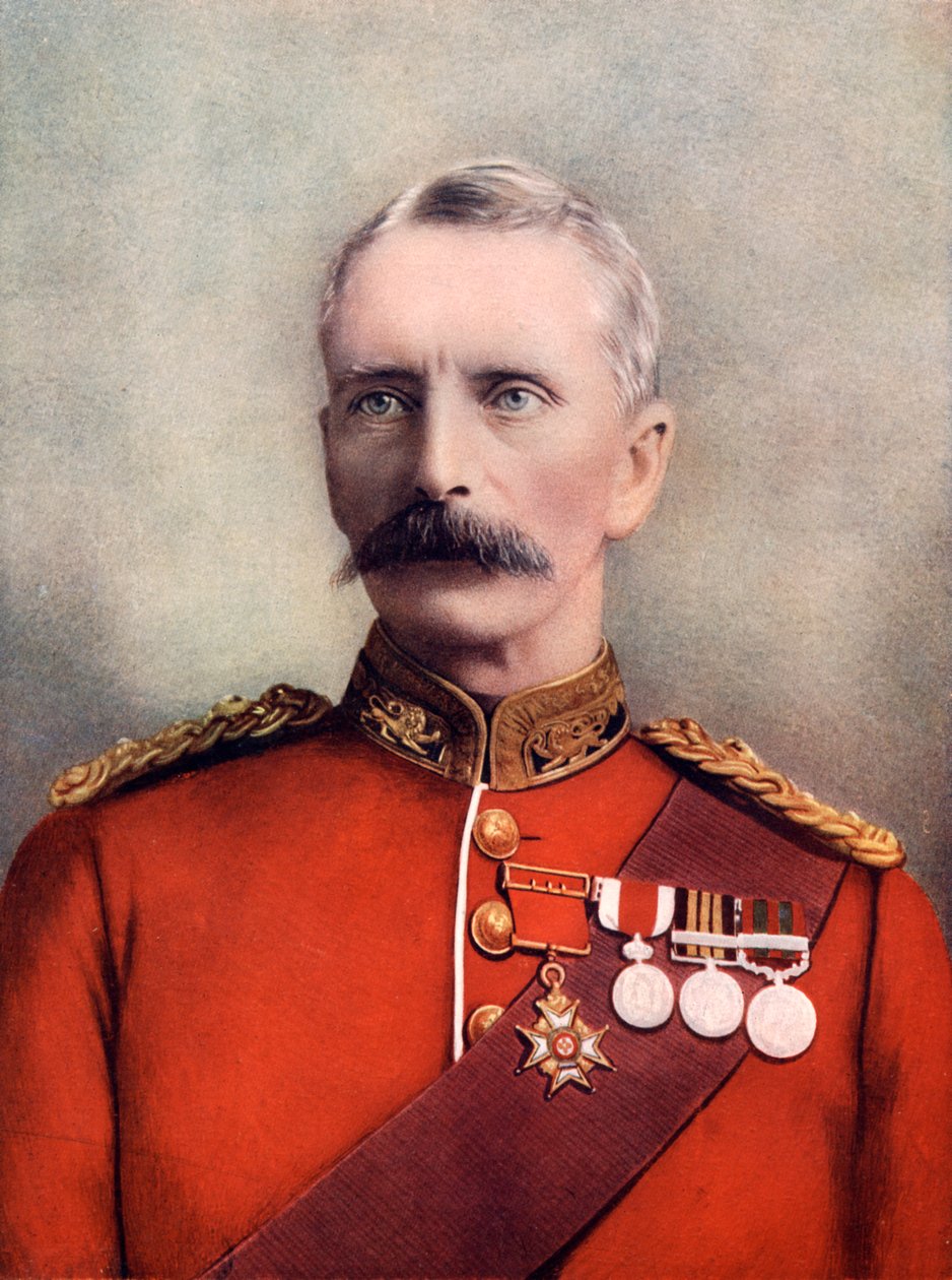 英国士兵ERP Woodgate爵士少将，约1900年1902年。 作者 拉斐特