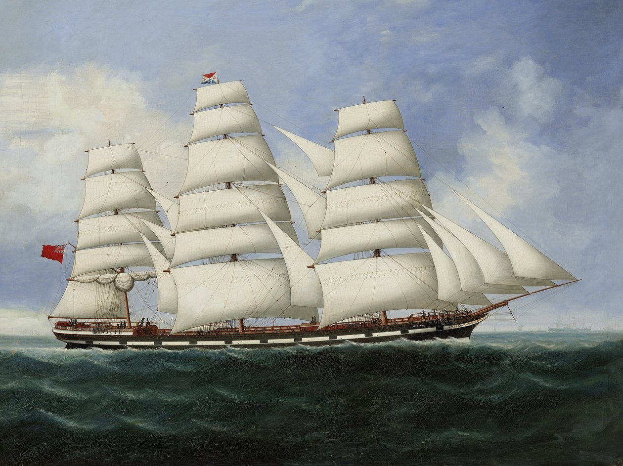完全航行的海上完全操纵的商人，Loch Long&39; 作者 来凤