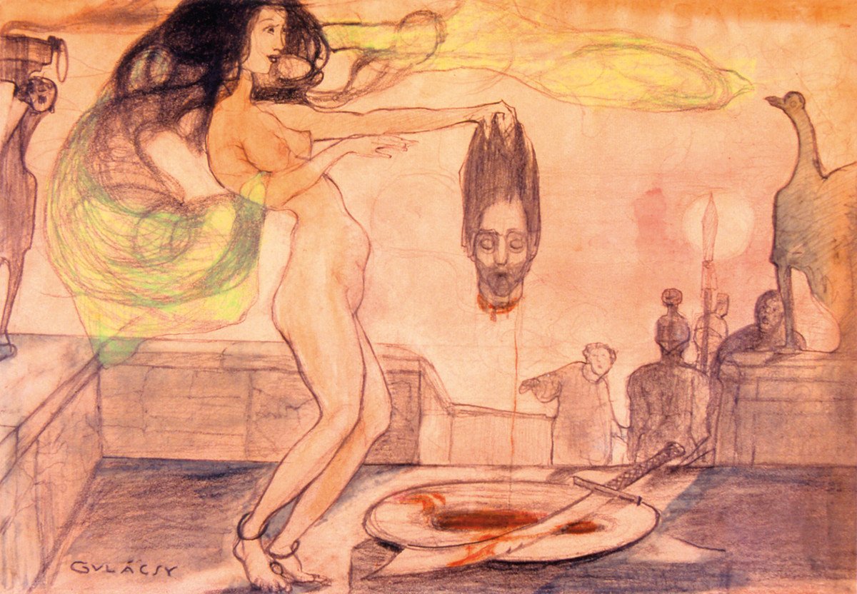 莎乐美 作者 拉霍斯·古拉奇（LajosGulácsy）