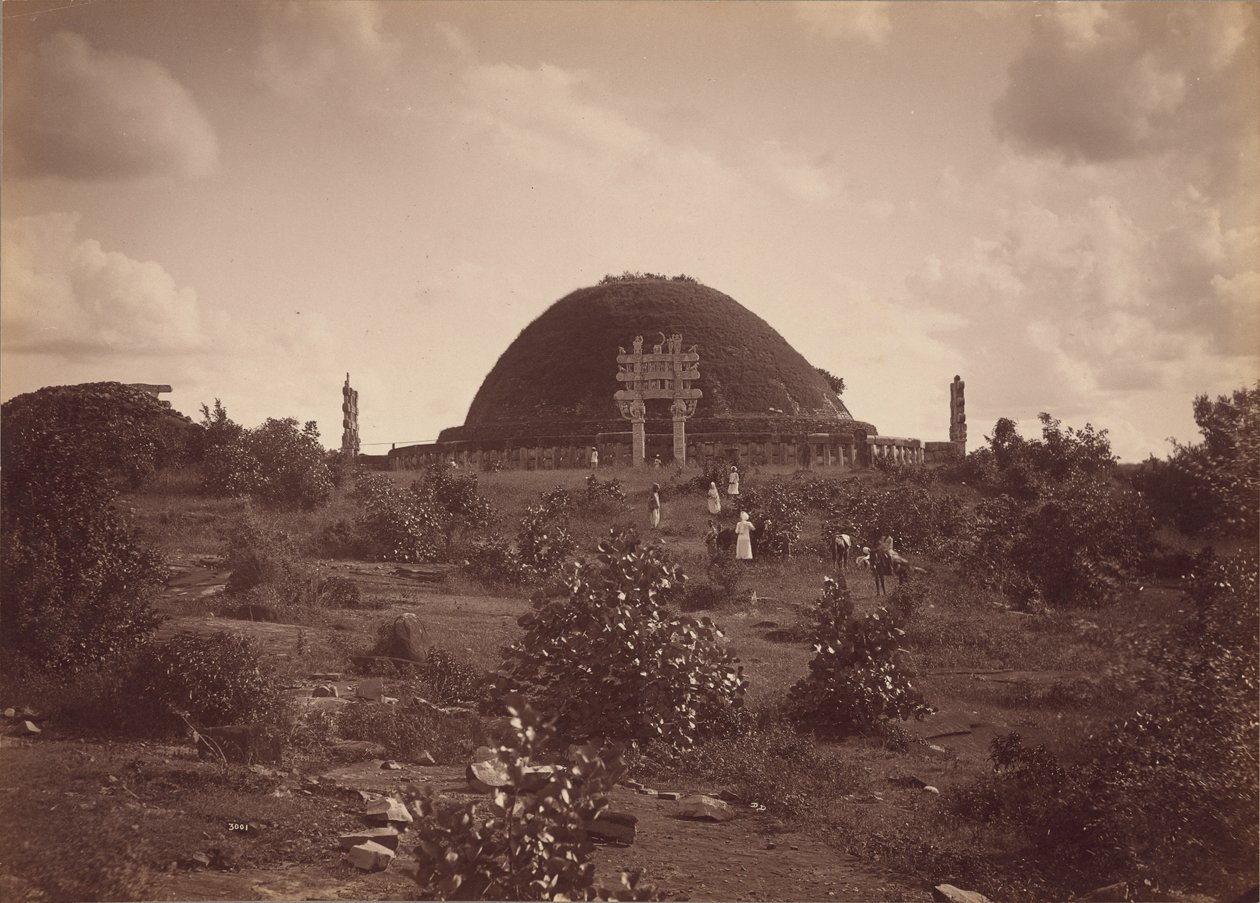 从北面俯瞰桑奇托佩全景 作者 Lala Deen Dayal