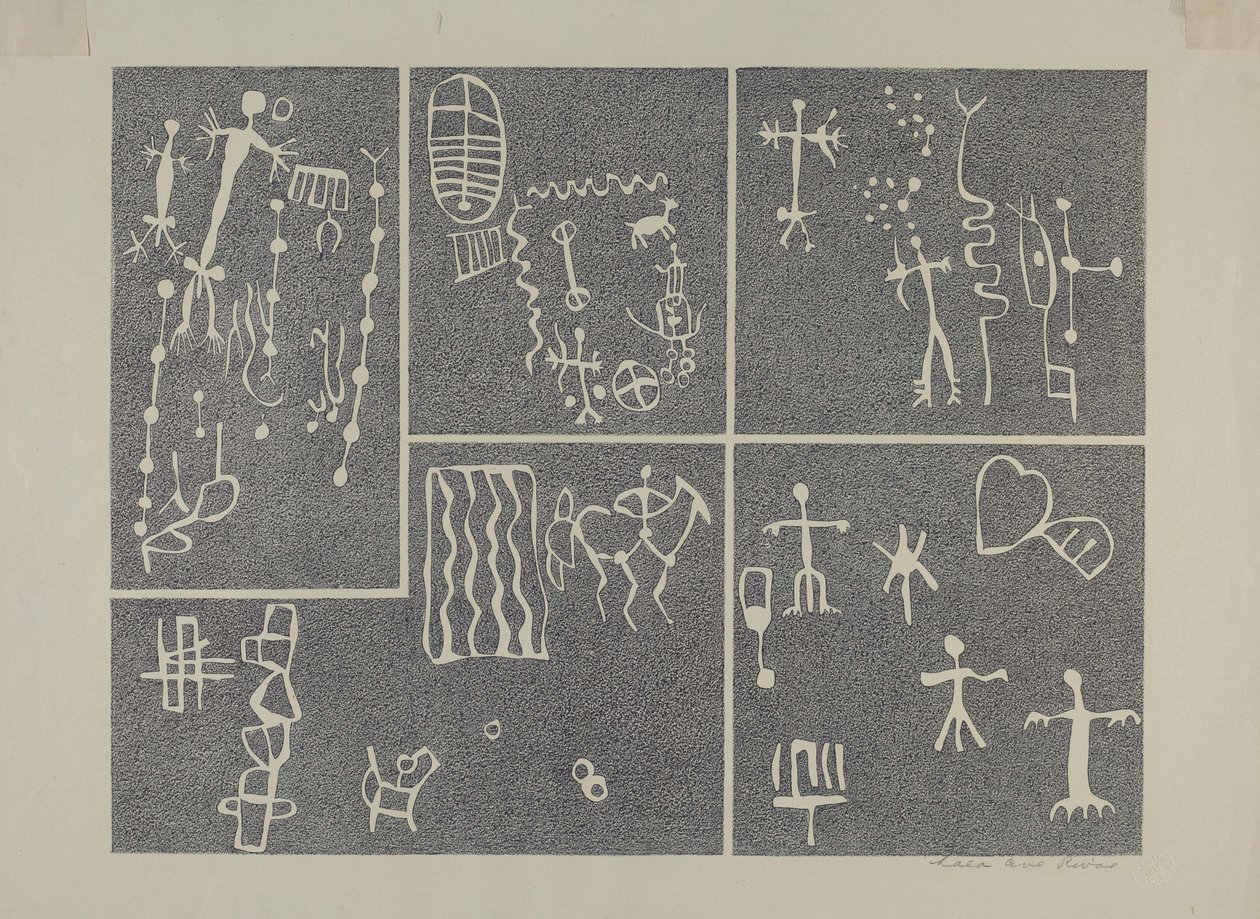 岩石壁画 作者 拉拉夏娃里沃尔