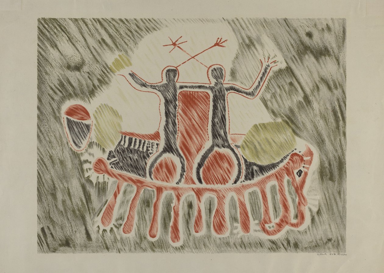 岩画--人像 作者 拉拉夏娃里沃尔