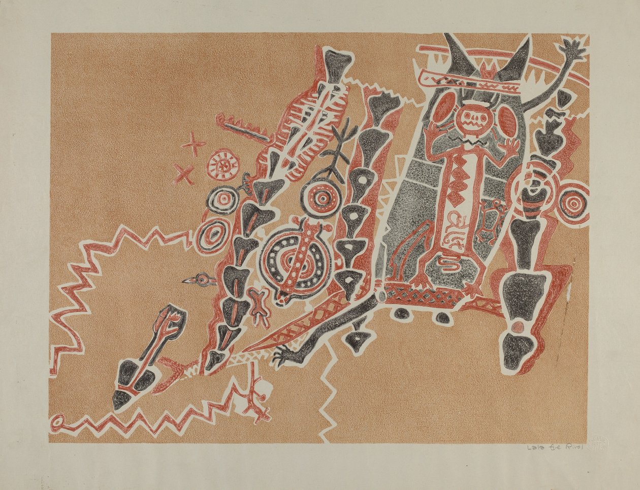 岩画 作者 拉拉夏娃里沃尔