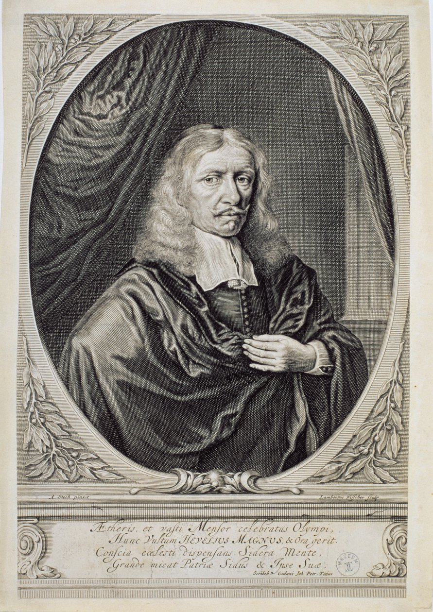Johannes Hevelius（1611-87）1668 作者 Lambert de Visscher