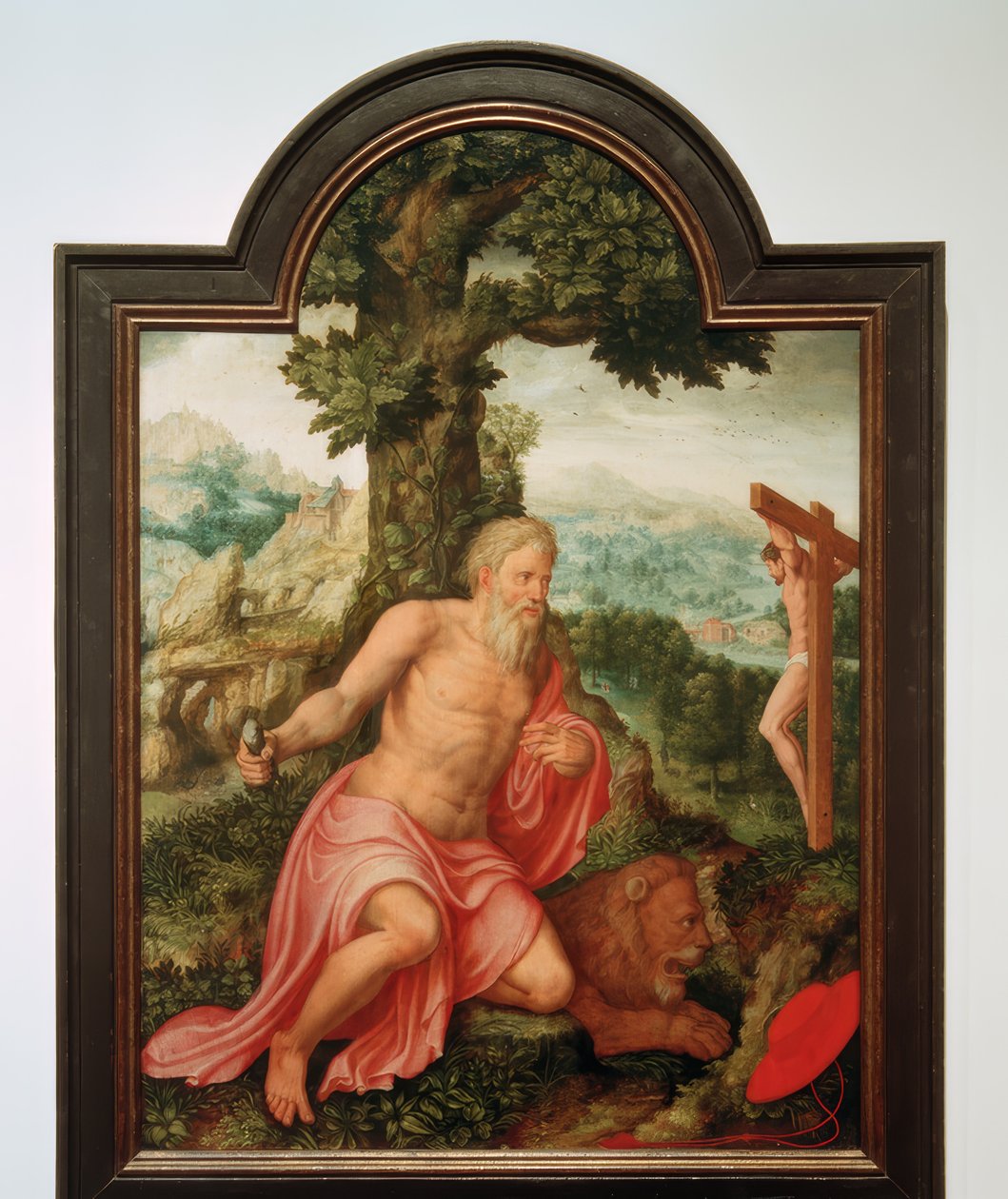 Landschaft mit hl. Hieronymus 作者 兰伯特·范·诺特