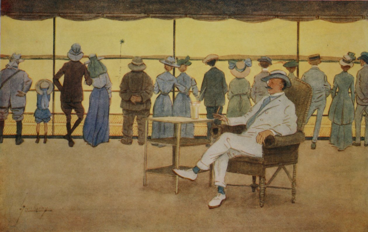 太阳崇拜者，来自“埃及光明的一面”，1908年 作者 兰斯·萨克雷