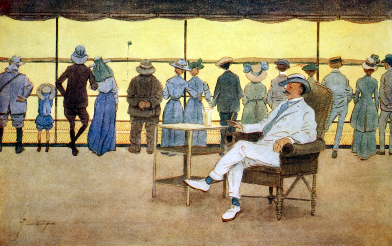 太阳崇拜者》，1908年。   作者 兰斯·萨克雷