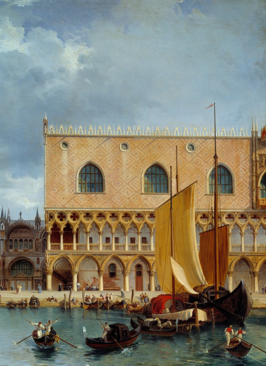 Maritime trade in front of the Doge