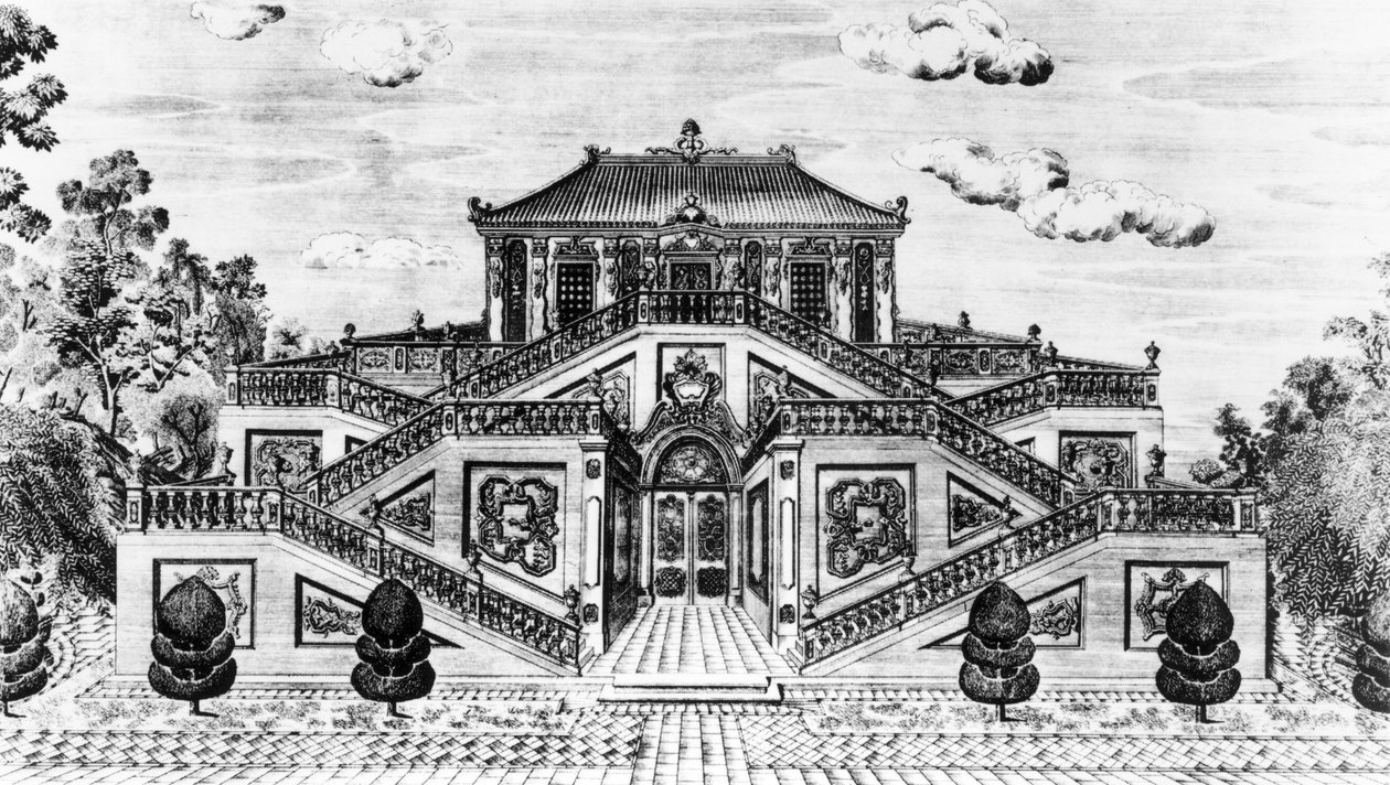 海平原宫东侧，元明园，北京，1783-86（另见173898） 作者 郎光