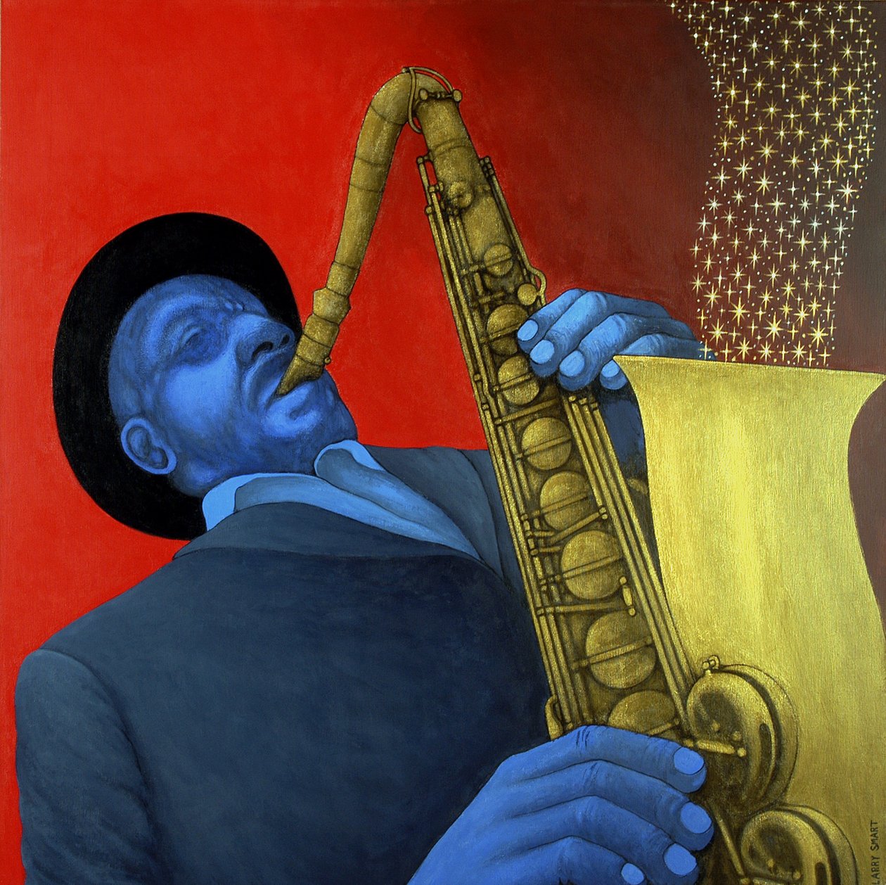 Ben Webster（1909-73）（亚麻布上的亚克力） 作者 拉里·斯玛特