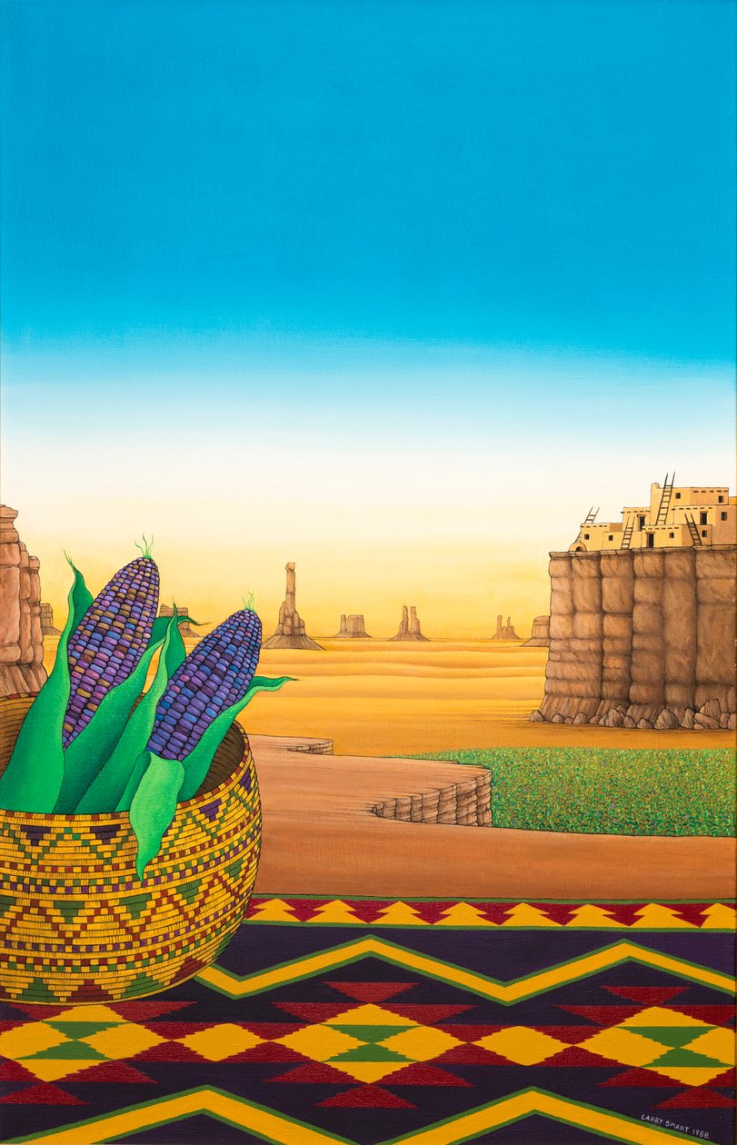霍皮蓝玉米，1998年 作者 拉里·斯玛特