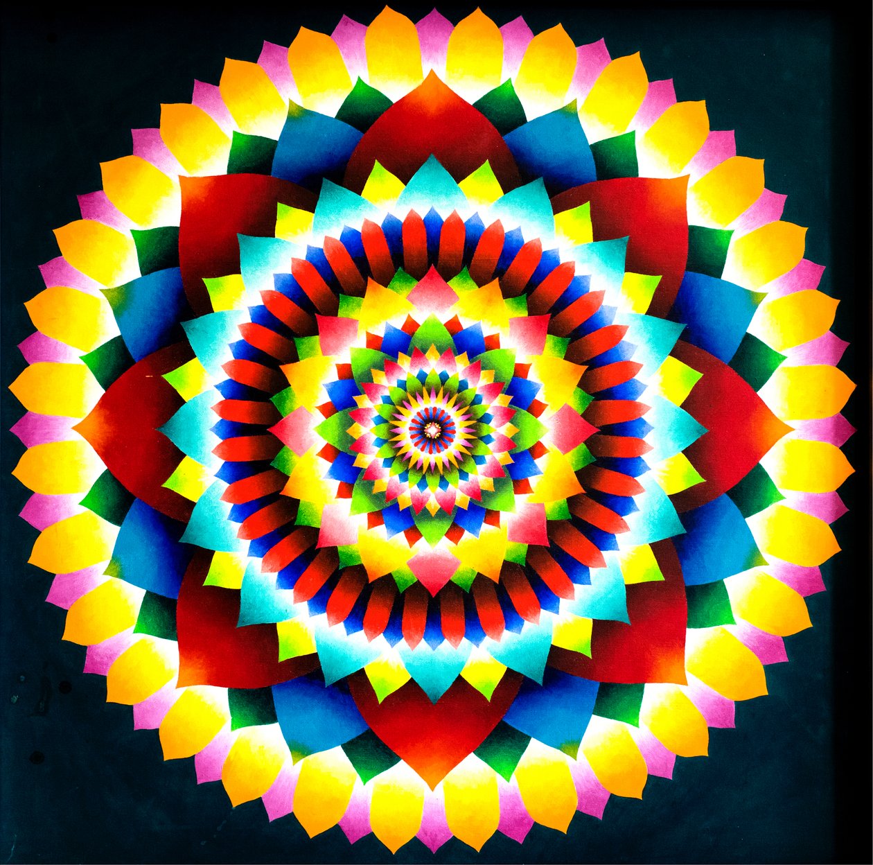 Psychedelic Mandala，1969 作者 拉里·斯玛特