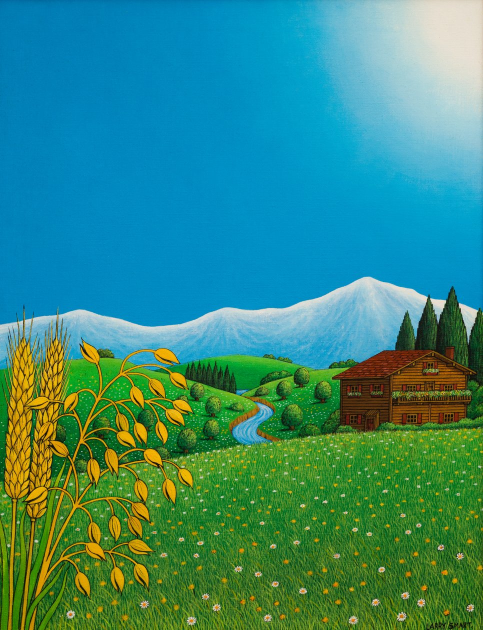 瑞士牛奶什锦早餐，1996年 作者 拉里·斯玛特