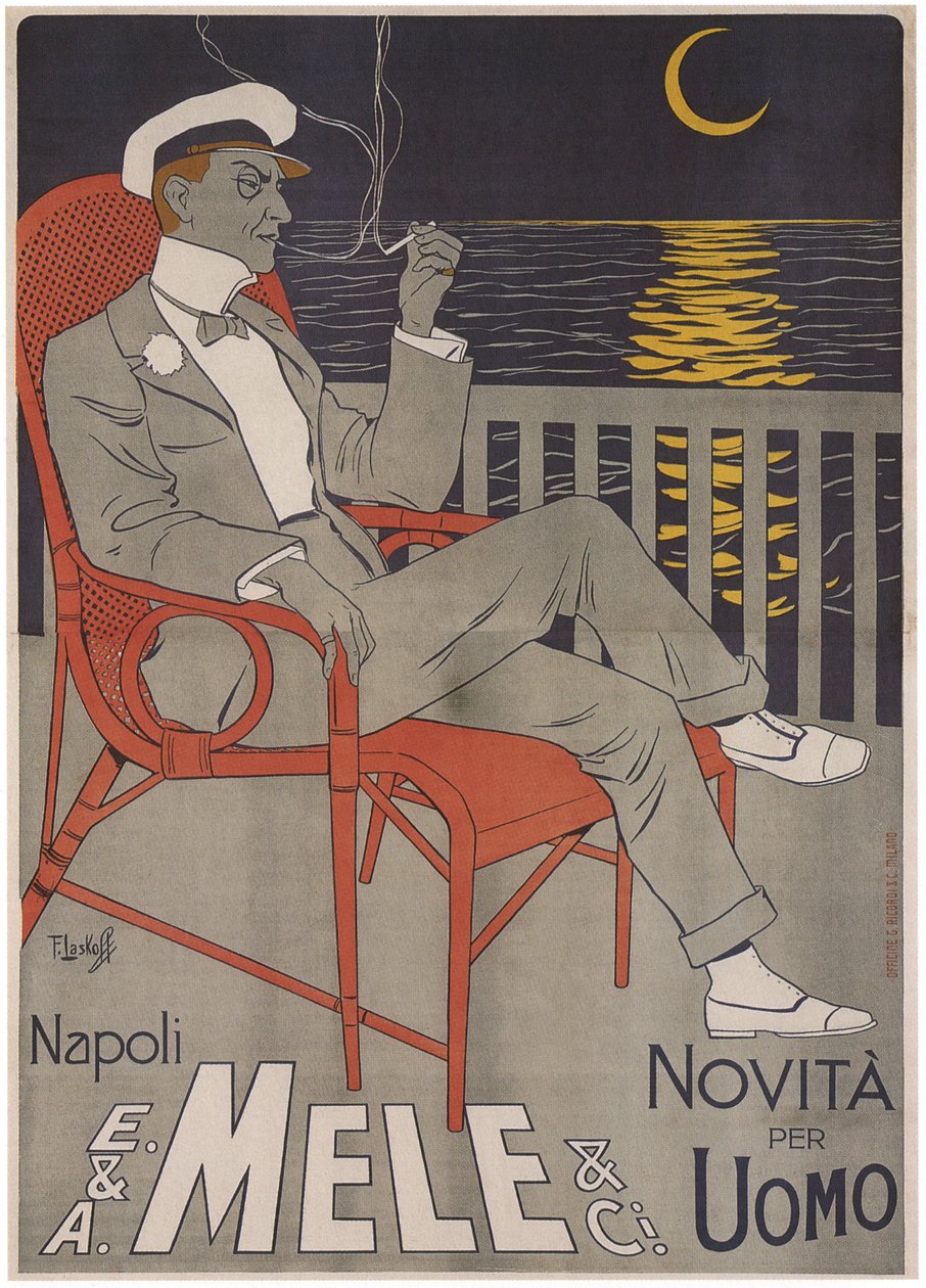 E.& A. Mele Ci., Napoli.新人》，1900年 作者 拉斯科夫斯基