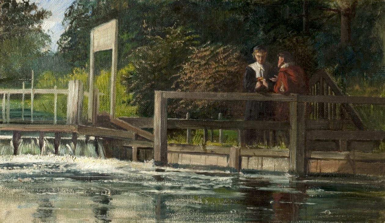 Trysting Place（布面油画） 作者 拉斯莱特·约翰·波特