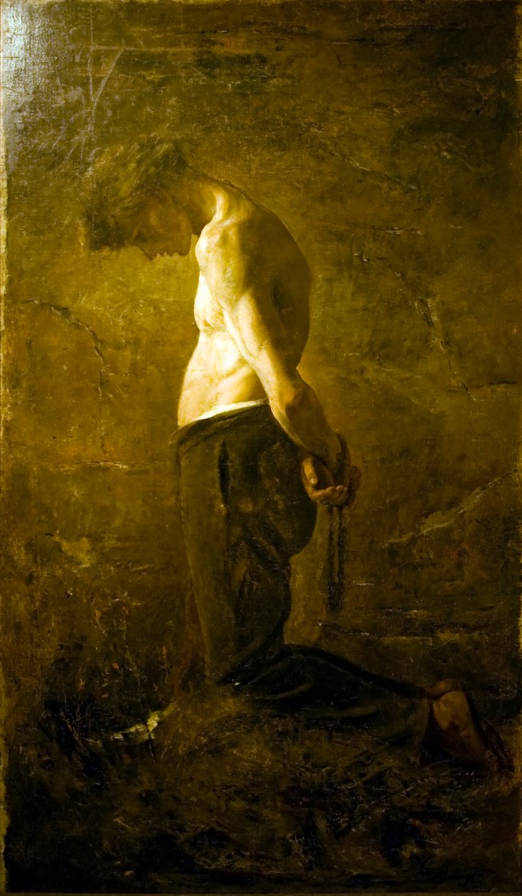 Elitelt Terdeplo portraiteltnEnglish：Comdemnedn 作者 拉斯洛（Laszlo Mednyanszky）