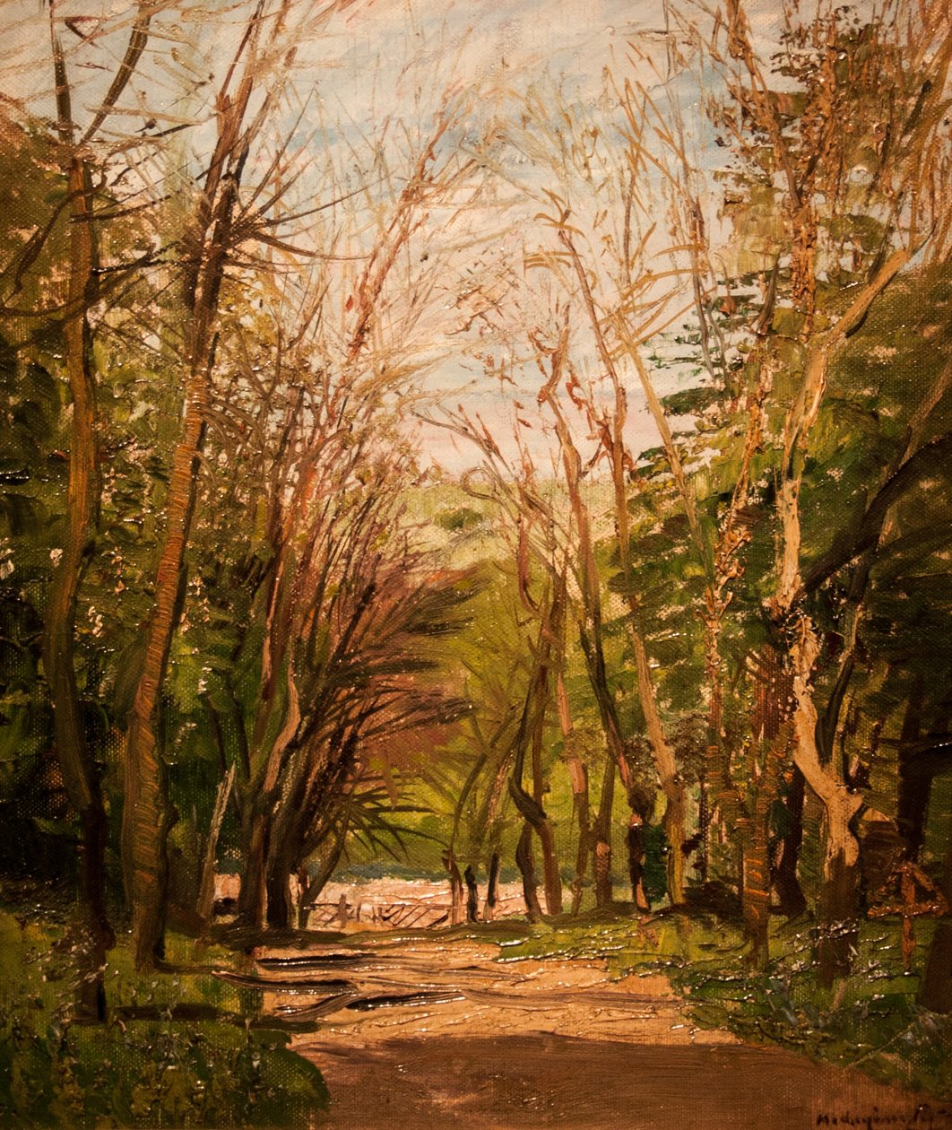 Forest utnEnglish：Forest_Roadn 作者 拉斯洛（Laszlo Mednyanszky）