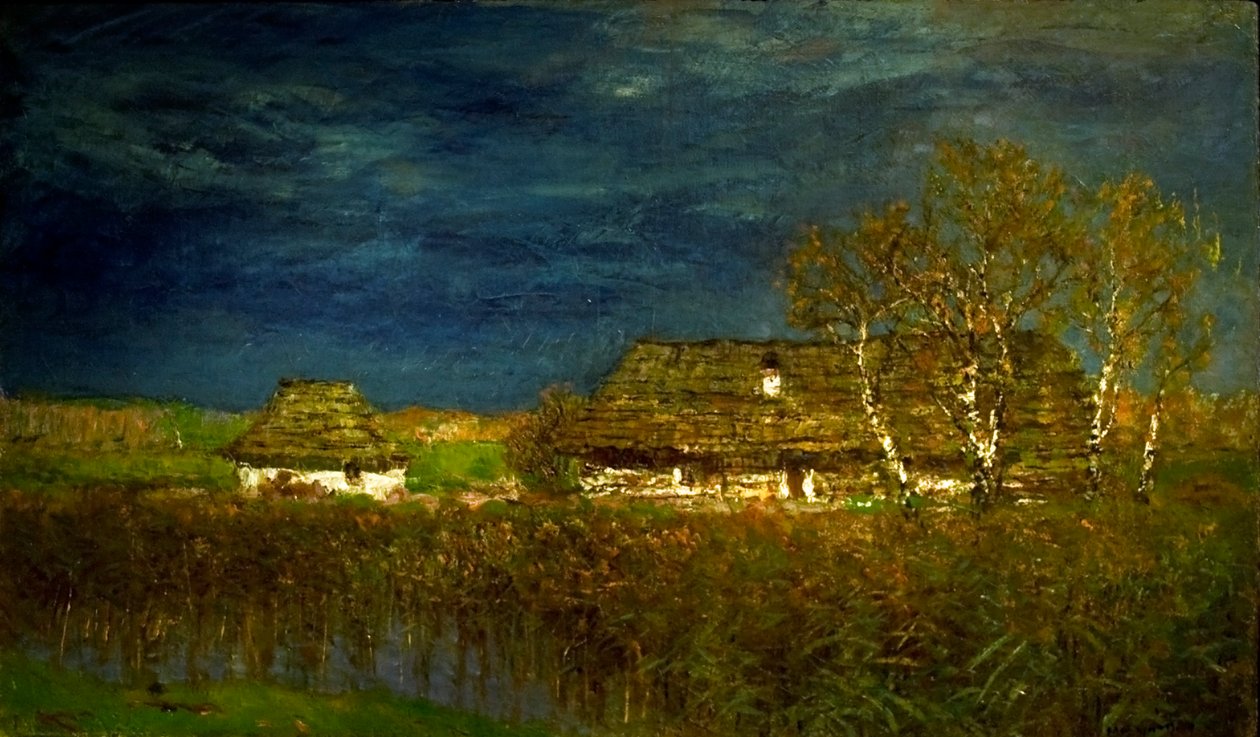  TanyanEnglish: Farmsteadn 作者 拉斯洛（Laszlo Mednyanszky）