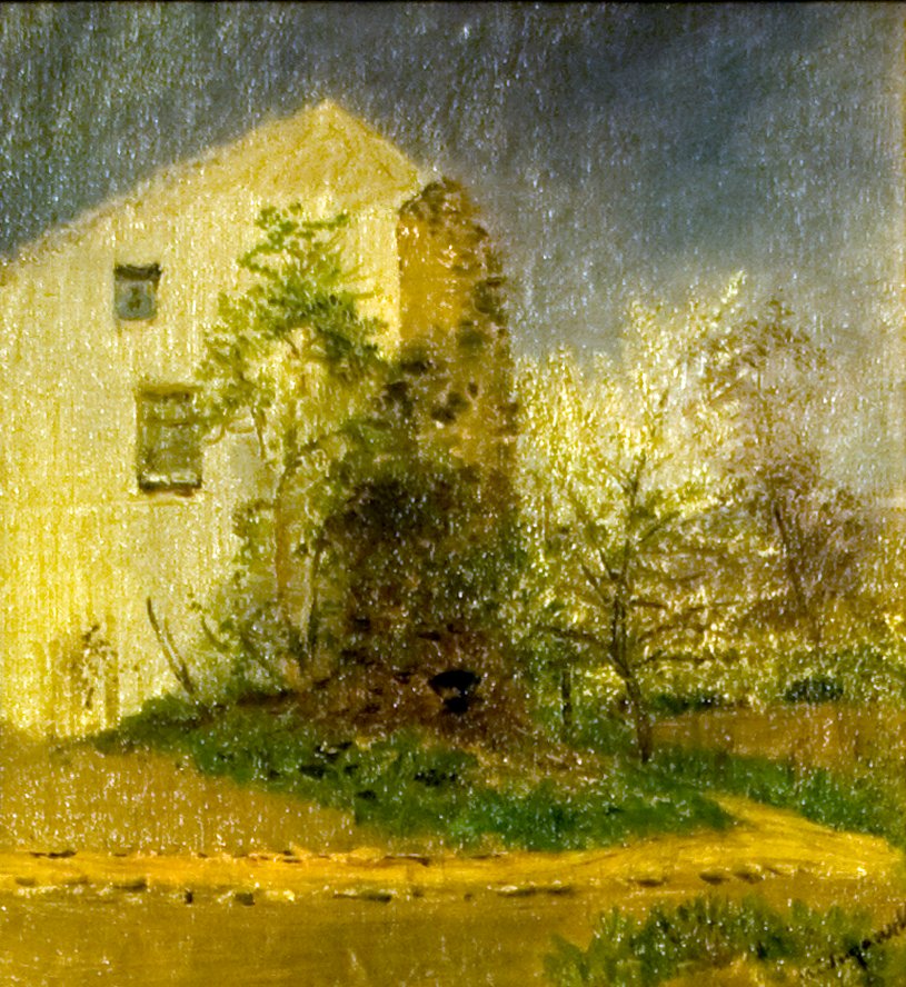 Viragzo faknEnglish：Blossoming_Treesn 作者 拉斯洛（Laszlo Mednyanszky）