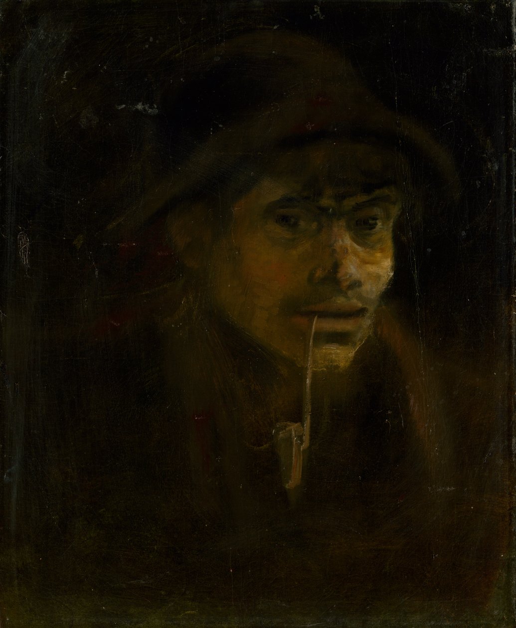 Tramp with a Pipe 作者 拉斯洛（Laszlo Mednyanszky）