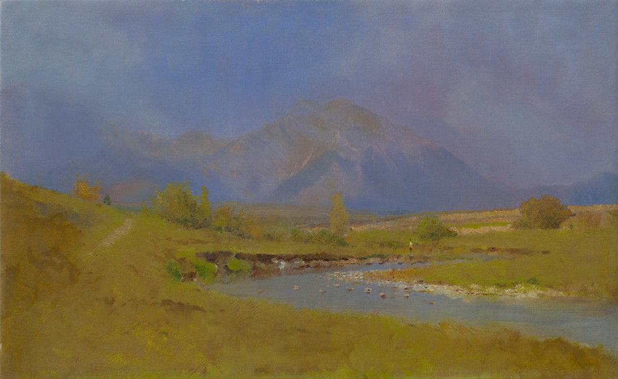 春雨后的Podtatranská景观，1878-79年 作者 拉斯洛（Laszlo Mednyanszky）